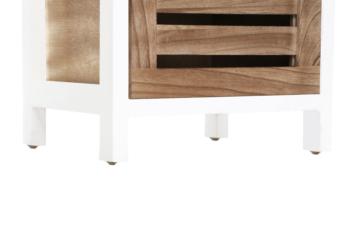 Portsmouth Natural and White Wooden 2 Drawer Chest