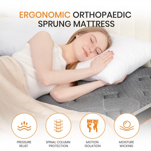 Good Night 7-Zone Hybrid Pocket Springs Medium-Firm Mattress with 3D Breathable Fabric - Double Bed
