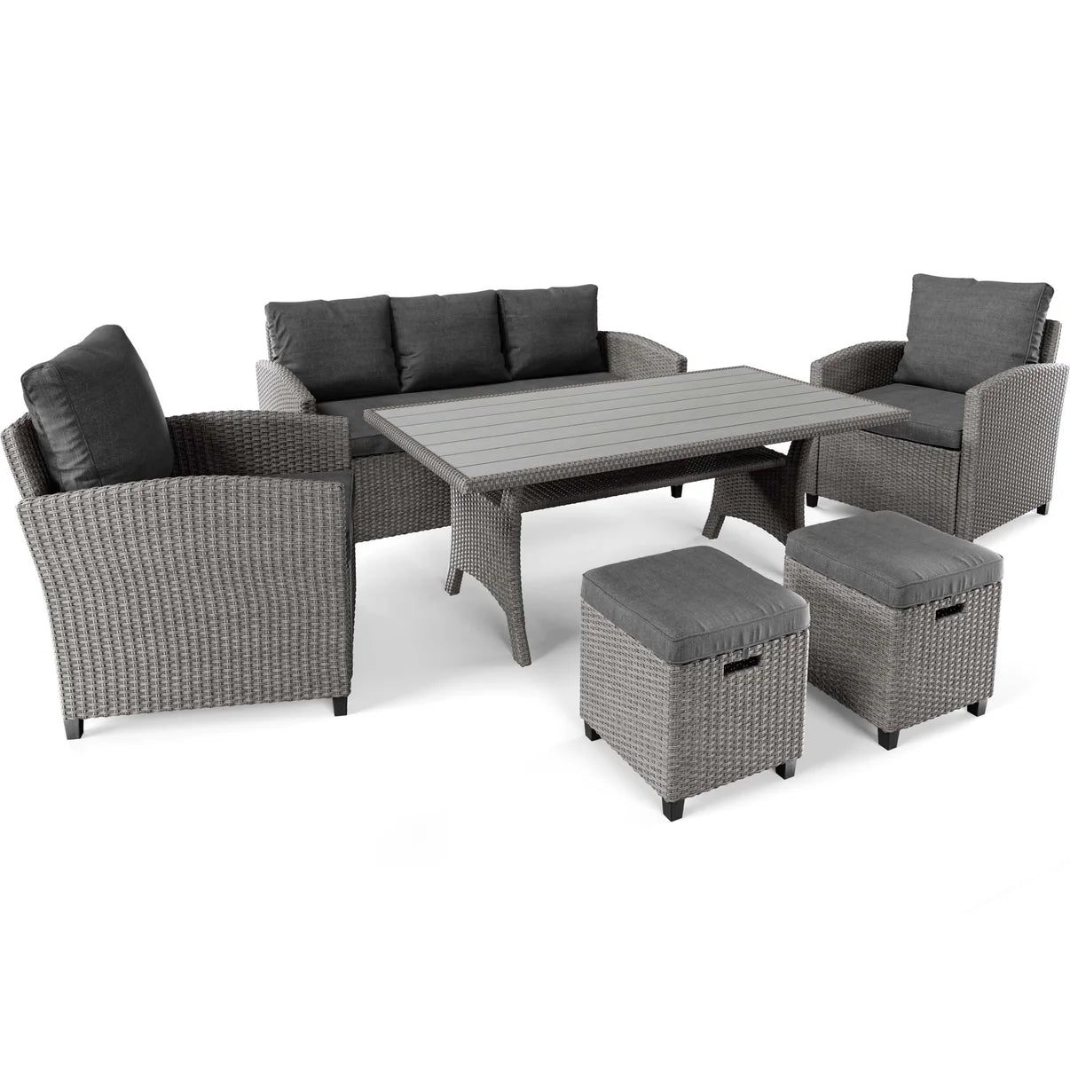 GENOVA garden furniture - Grey/Graphite