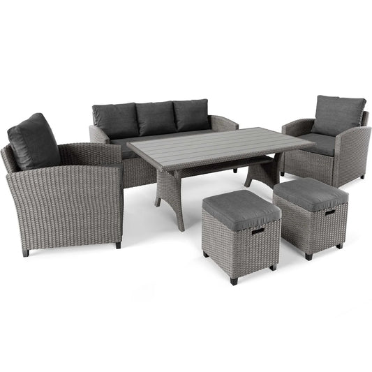 GENOVA garden furniture - Grey/Graphite