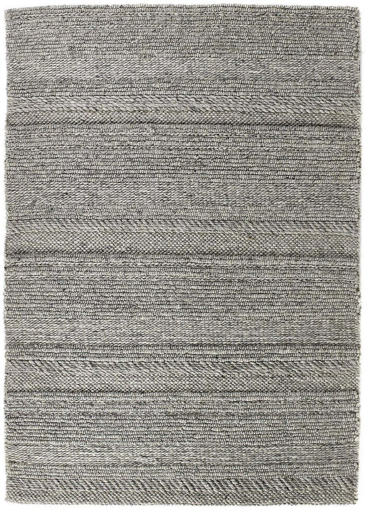 Natural/Grey Knitted Rug