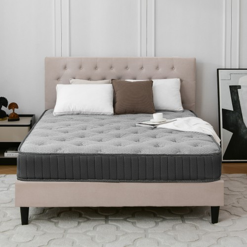 Good Night 18cm Medium Firm Memory Foam and Bonnell Spring Mattress – Pressure Relief, Cooler Sleep - Double Bed