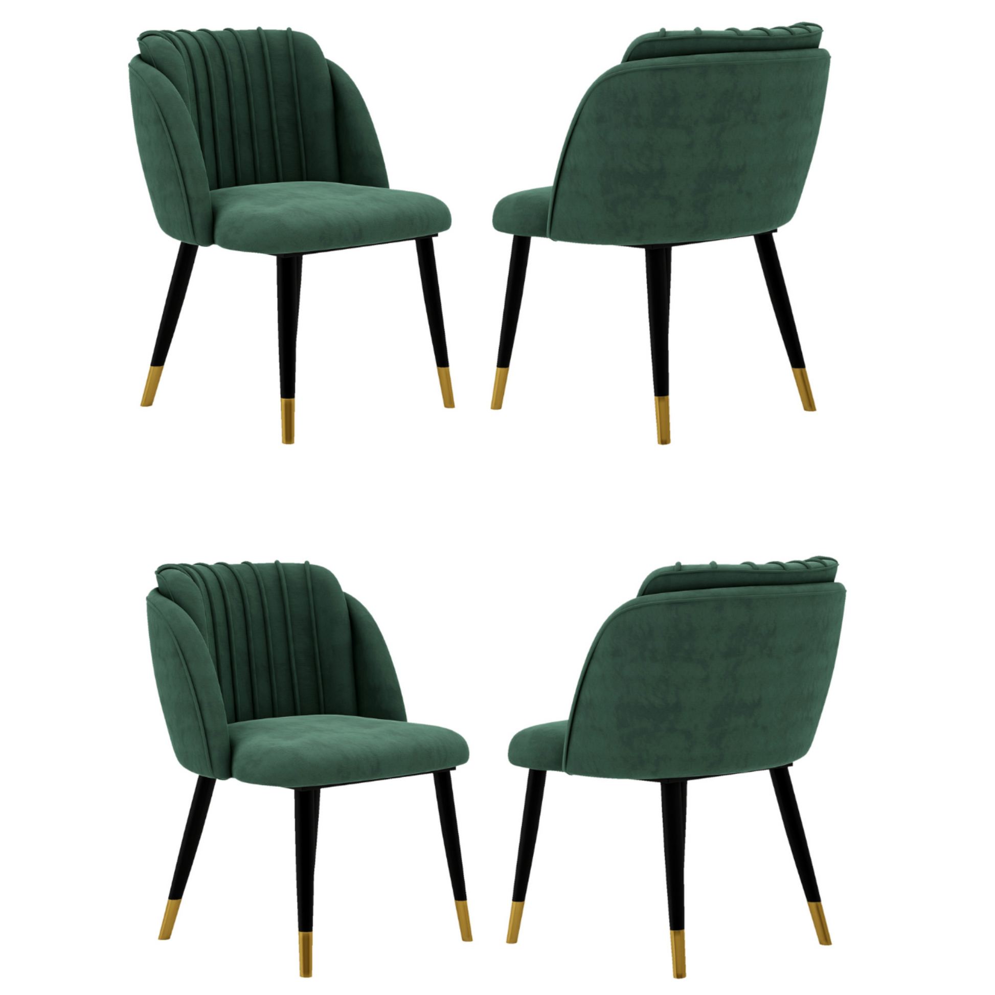 Milan velvet dining chair