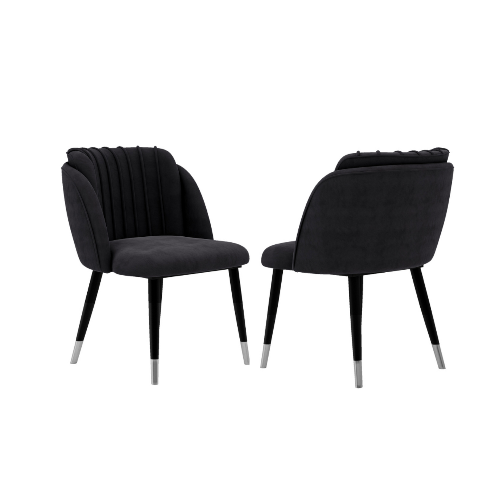 Milan velvet dining chair
