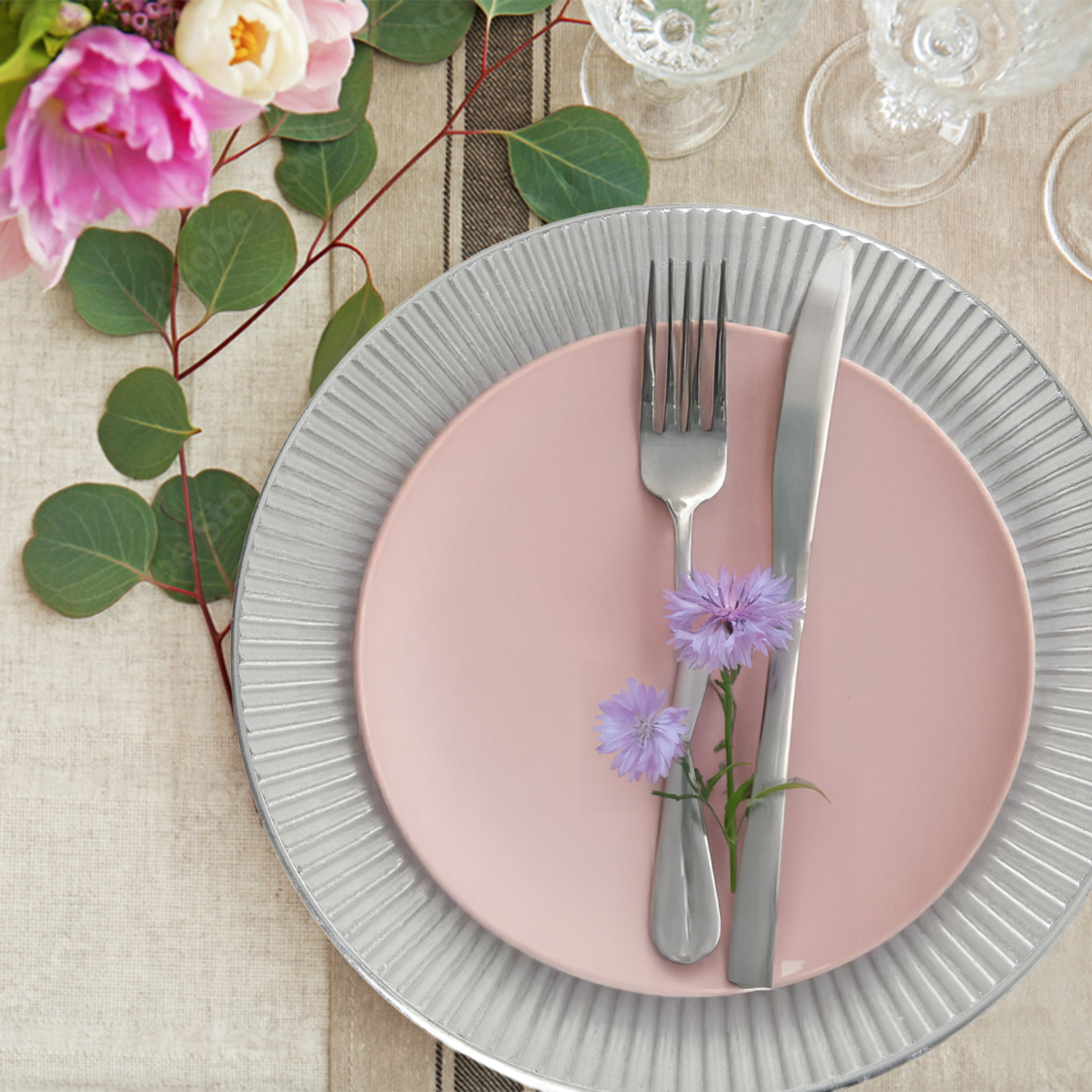 Silver Charger Plate | Redbud