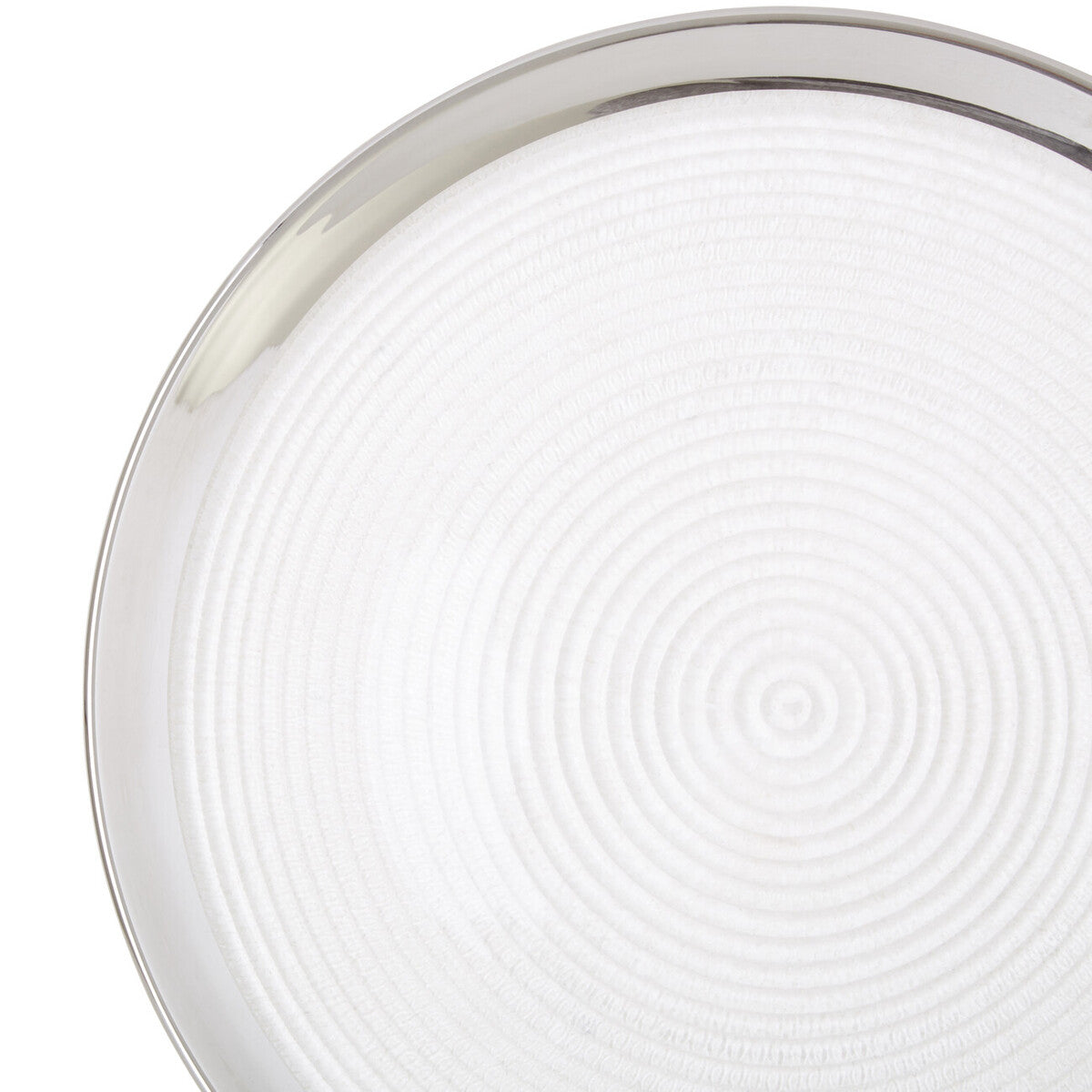 Set of Four 32cm Dia Embossed Coupe Charger Plates | Ida