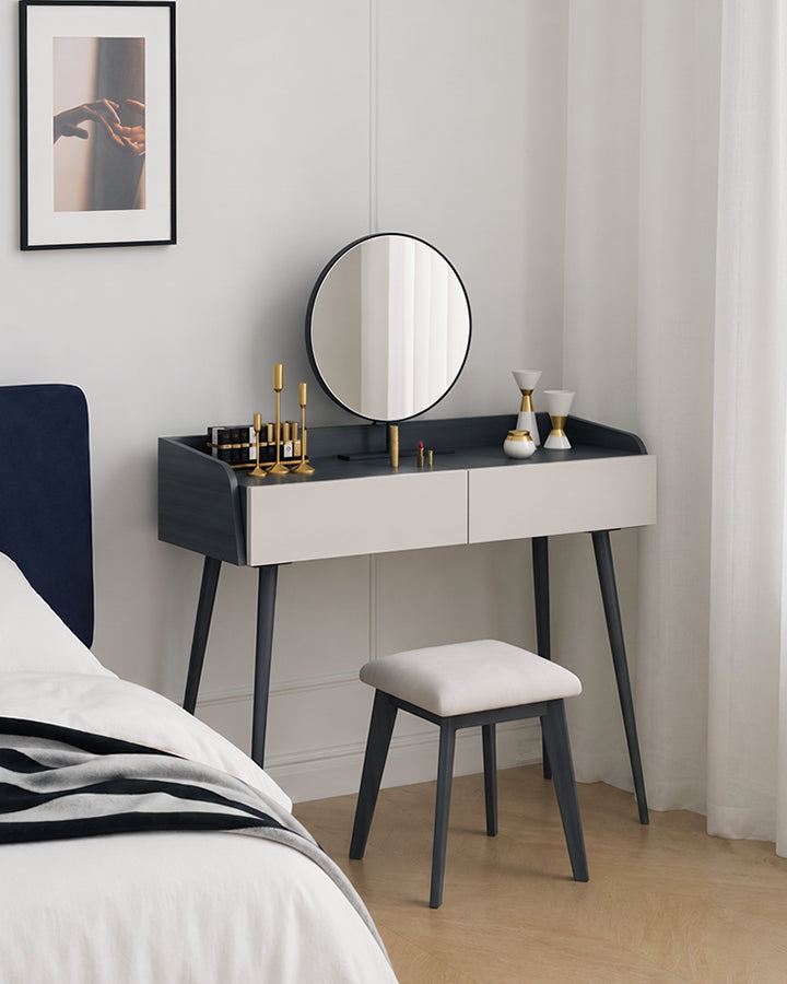 Aden Dressing Table Set With Mirror