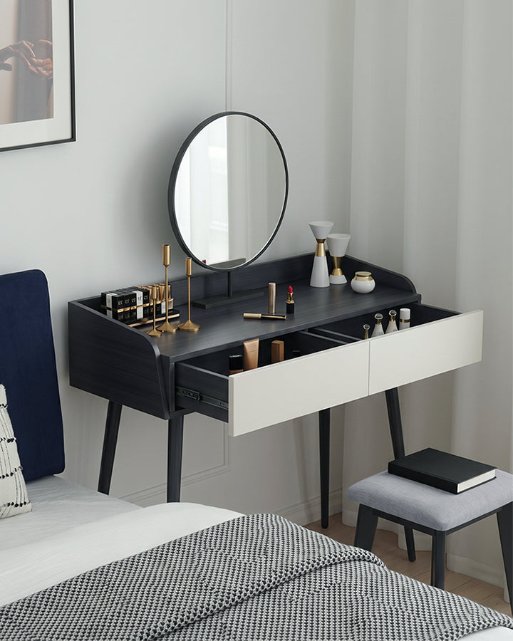 Aden Dressing Table Set With Mirror