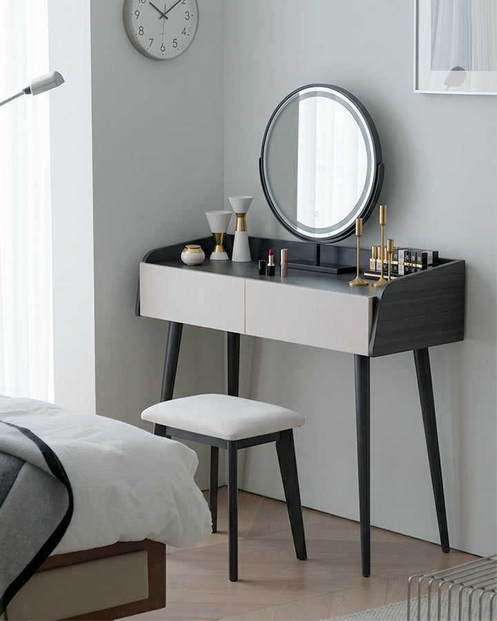Aden Dressing Table Set With Mirror