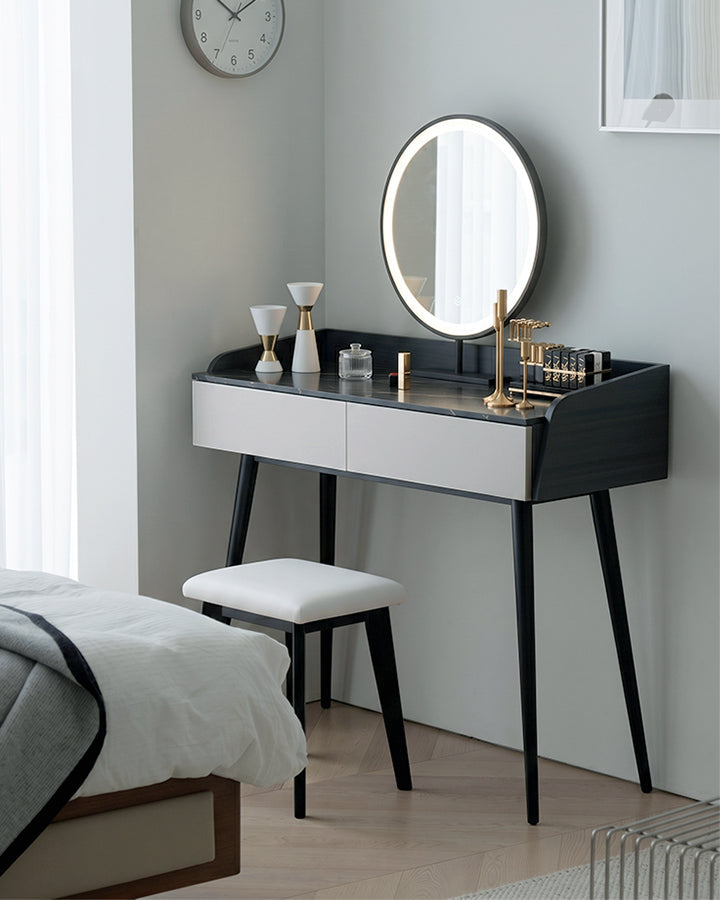 Aden Dressing Table Set With Mirror