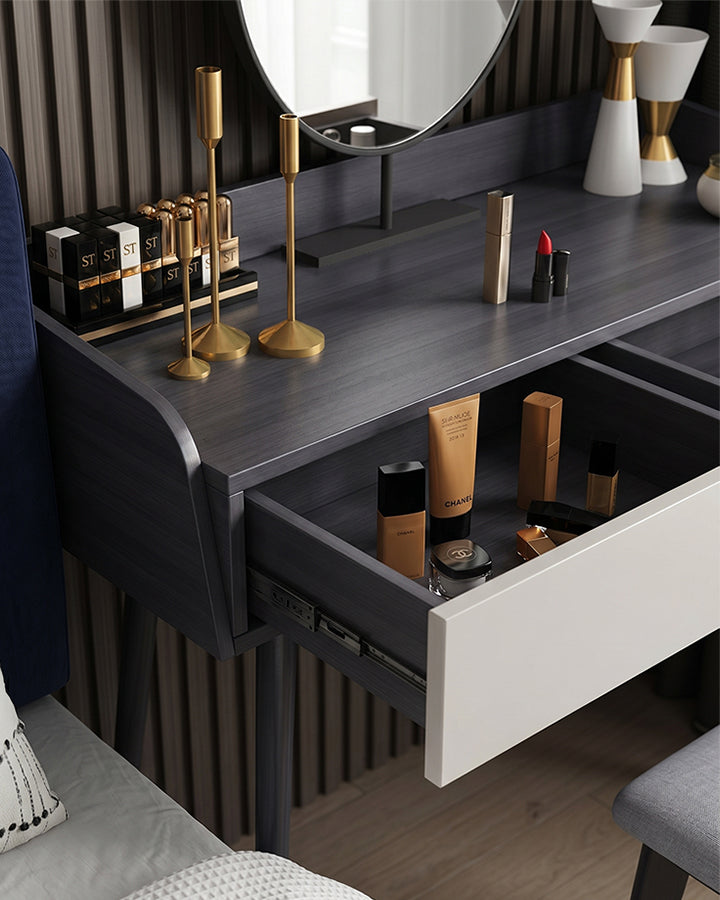 Aden Dressing Table Set With Mirror