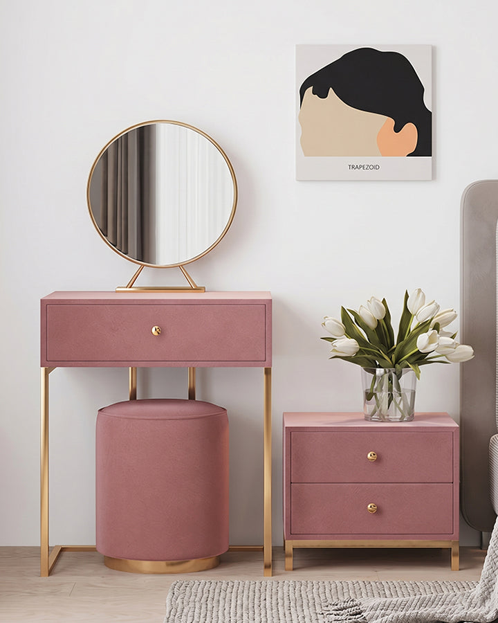 Amani Dressing Table Set with Mirror