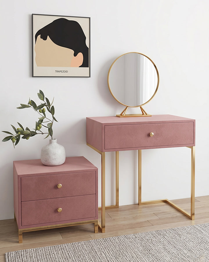 Amani Dressing Table Set with Mirror