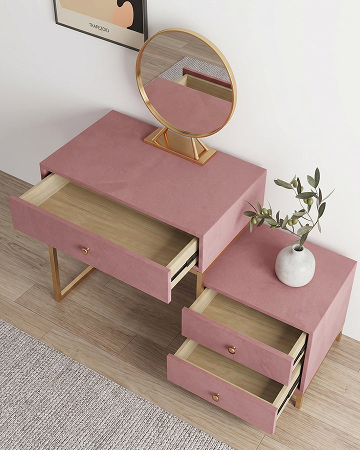 Amani Dressing Table Set with Mirror