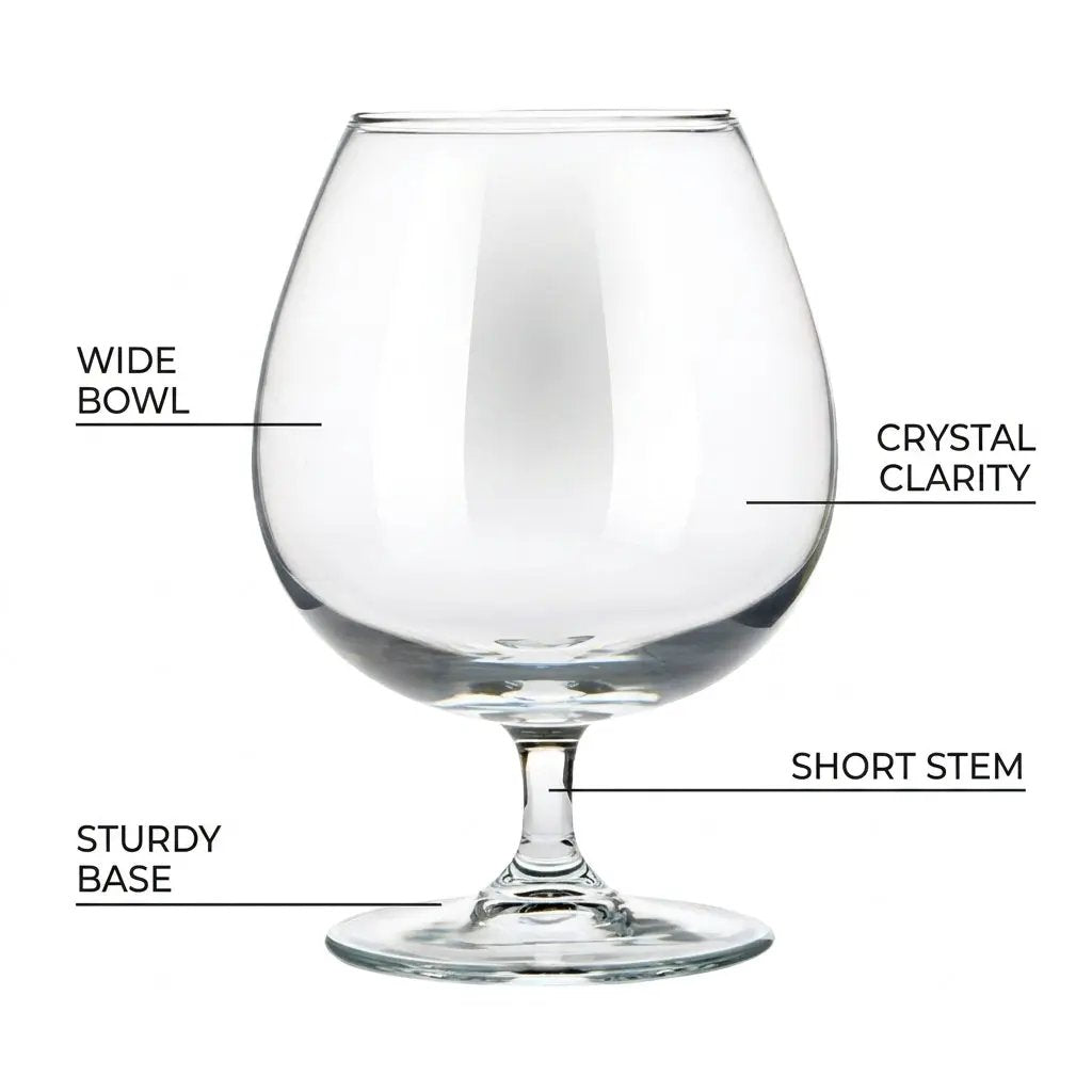Brandy Balloon Glass - 550ml - Set of 6