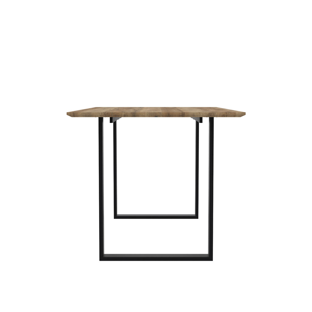 Annette Russet & Black Dining Table