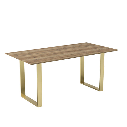 Annette Russet & Gold Dining Table