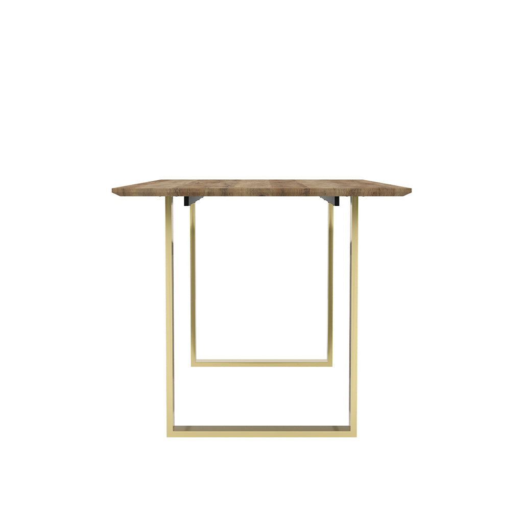Annette Russet & Gold Dining Table