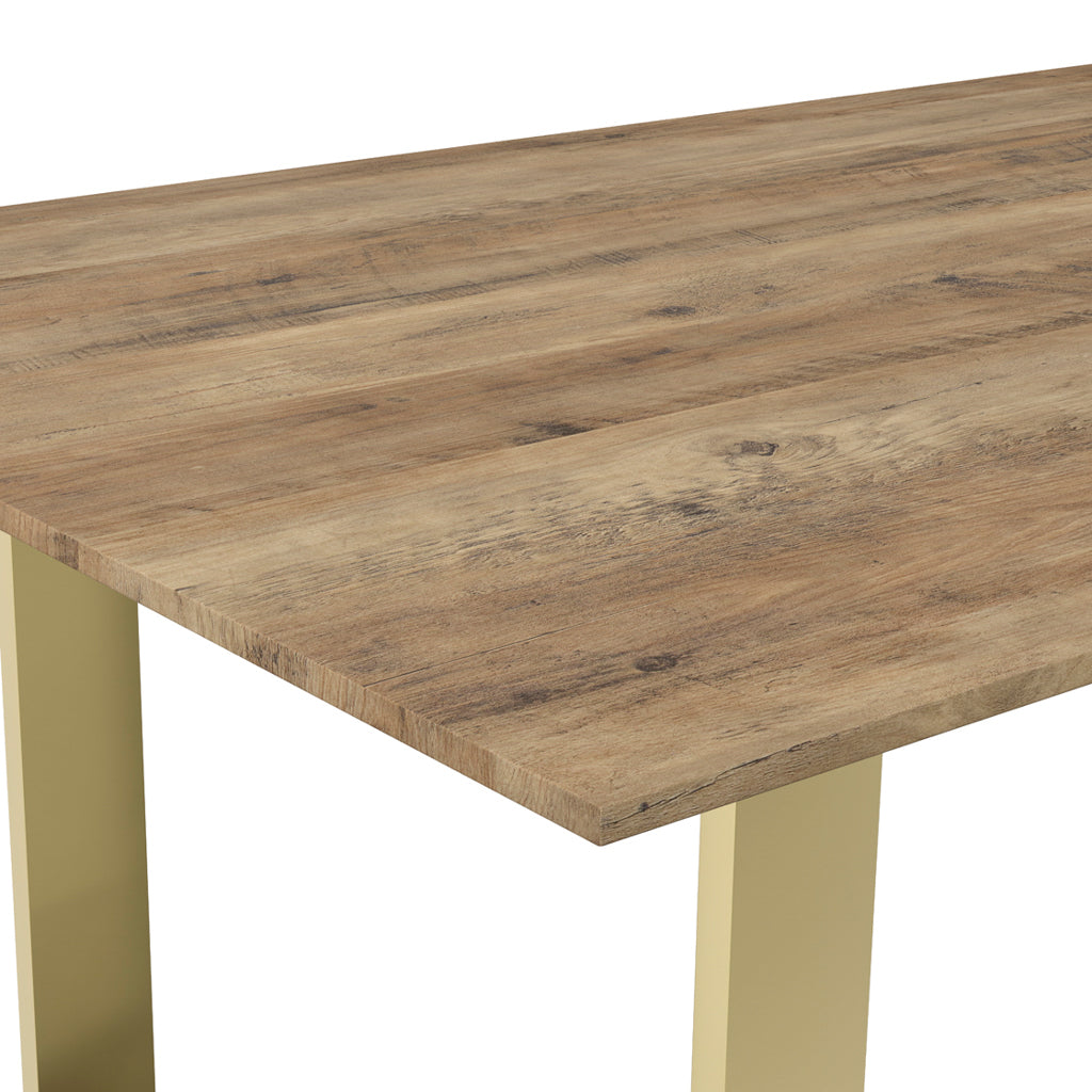 Annette Russet & Gold Dining Table