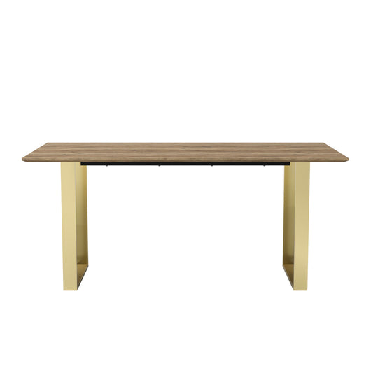 Annette Russet & Gold Dining Table