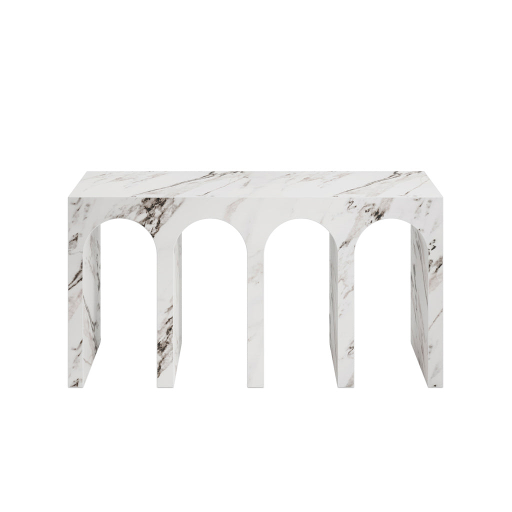 San Leo Arch Calacatta Console Table