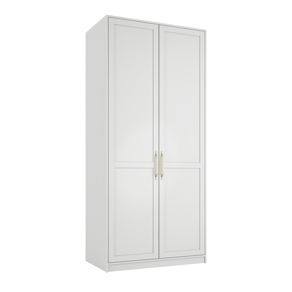Ellen White Double Wardrobe