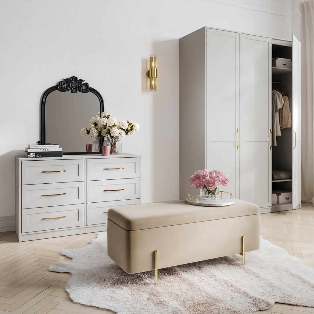 Ellen White Single Wardrobe