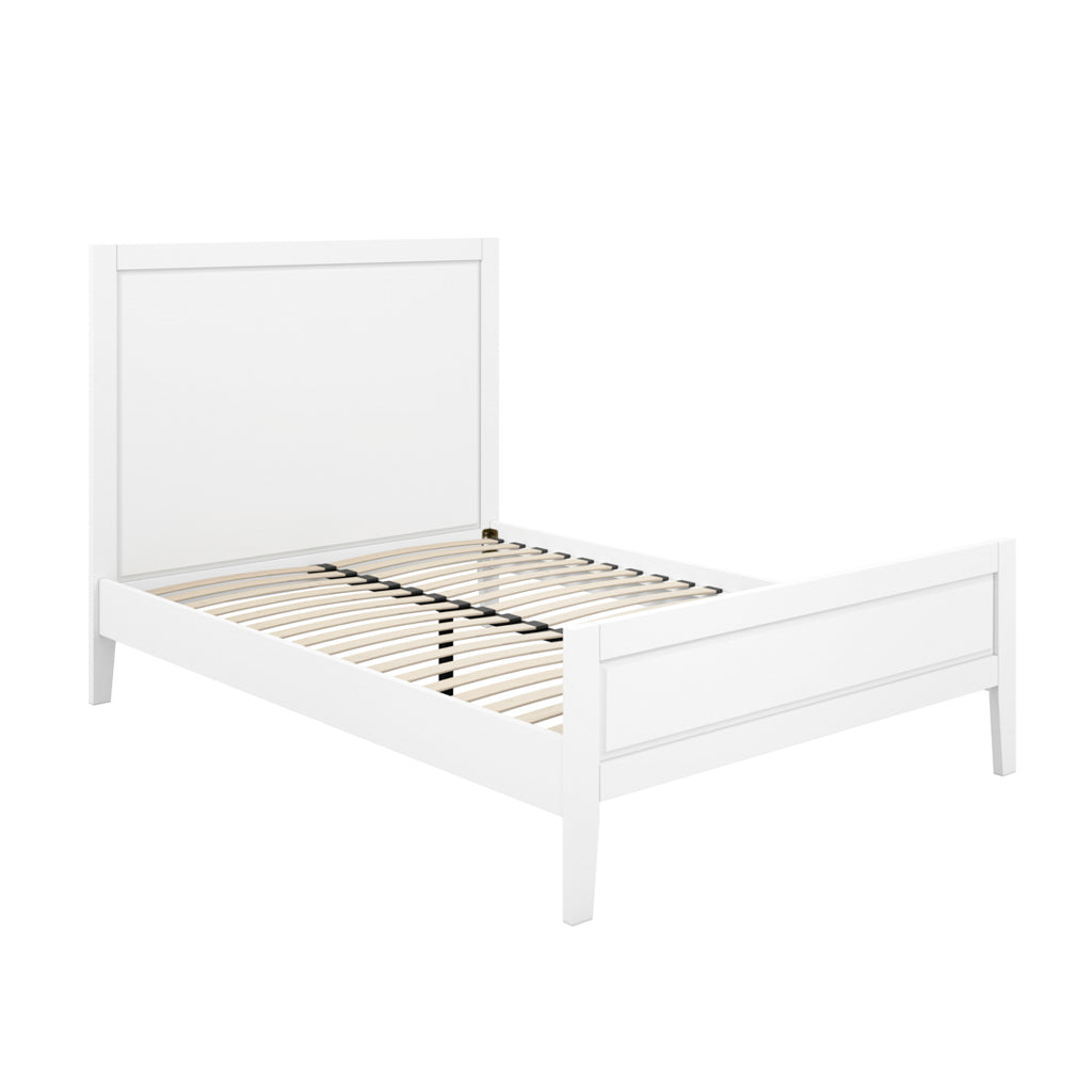 Bale White Double Bed