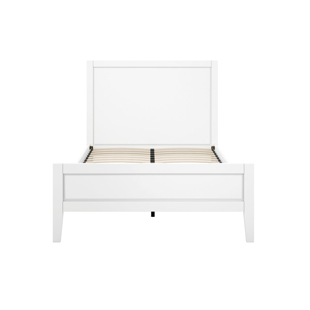 Bale White Double Bed