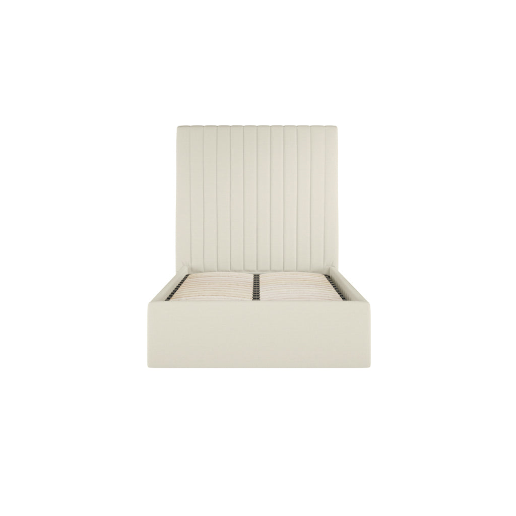 Zara High Velvet Fabric Ottoman Bed