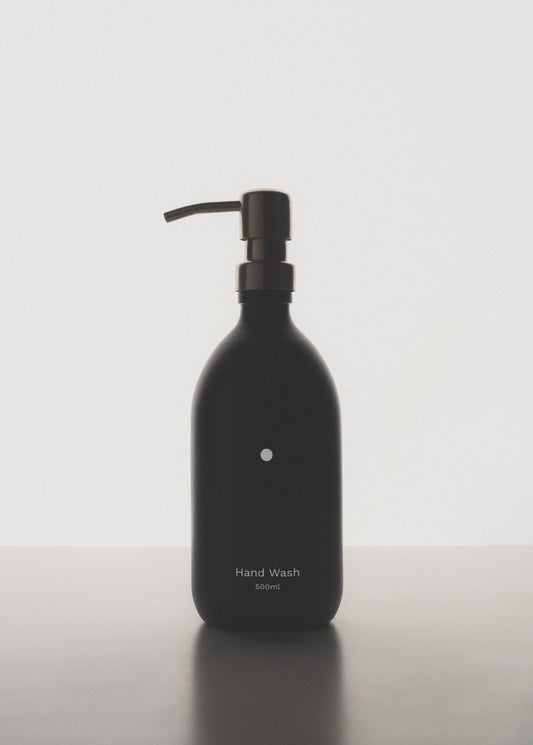 Minimal Black Soap Dispenser