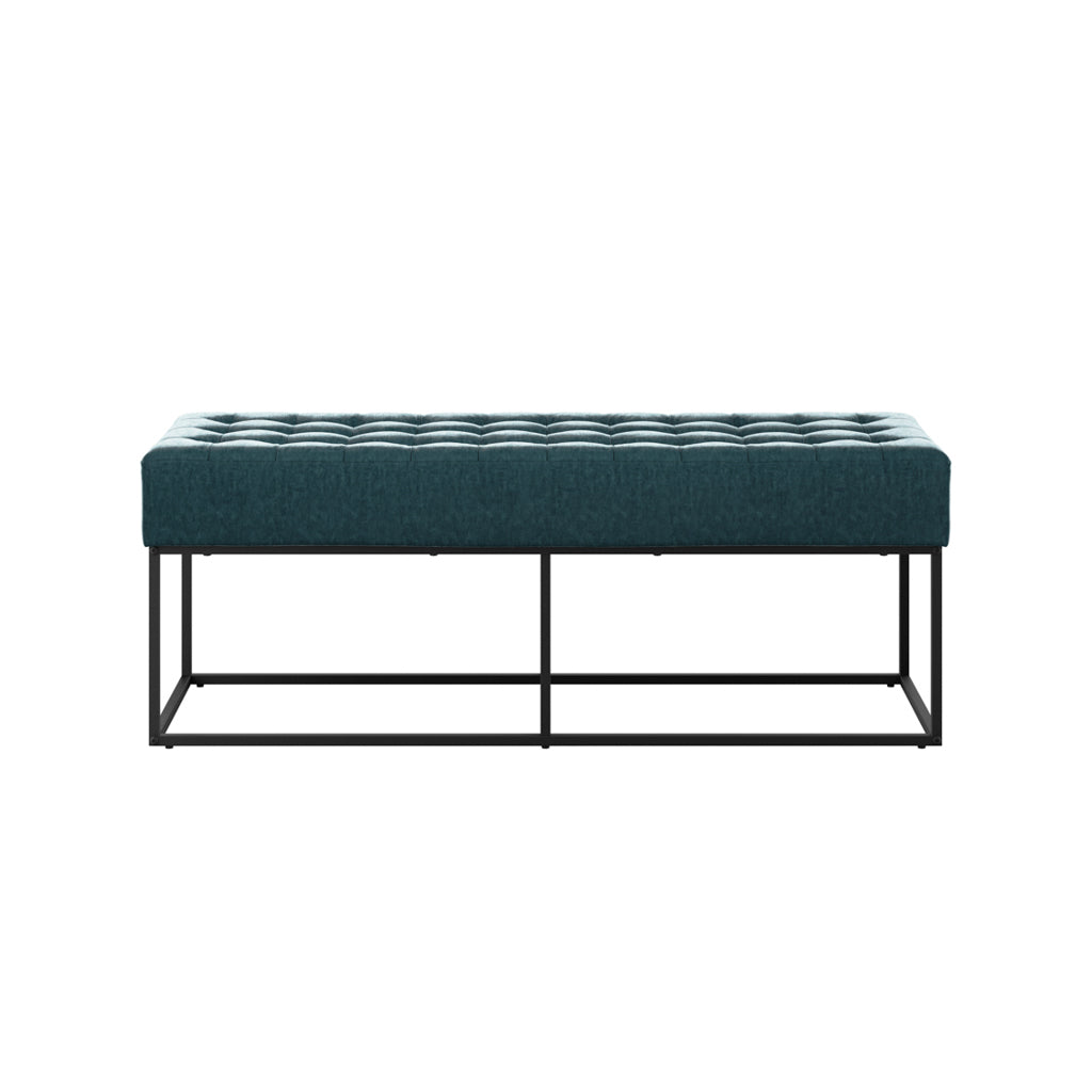 Bode Blue Chenille Bench