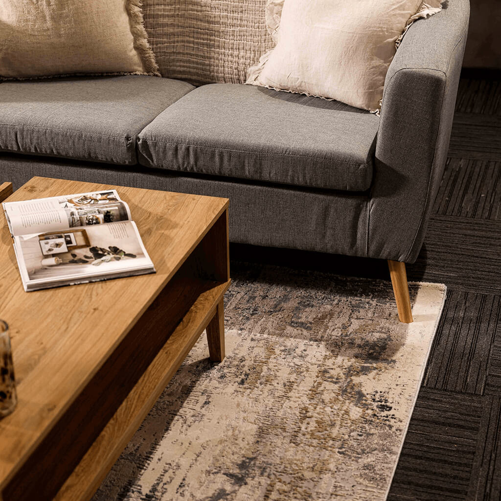 Bordeaux Oak Rattan Coffee Table