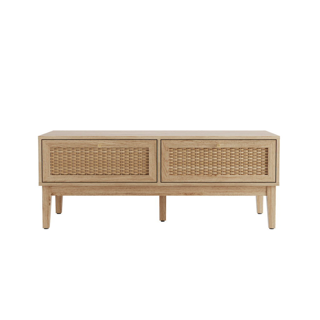 Bordeaux Oak Rattan Coffee Table