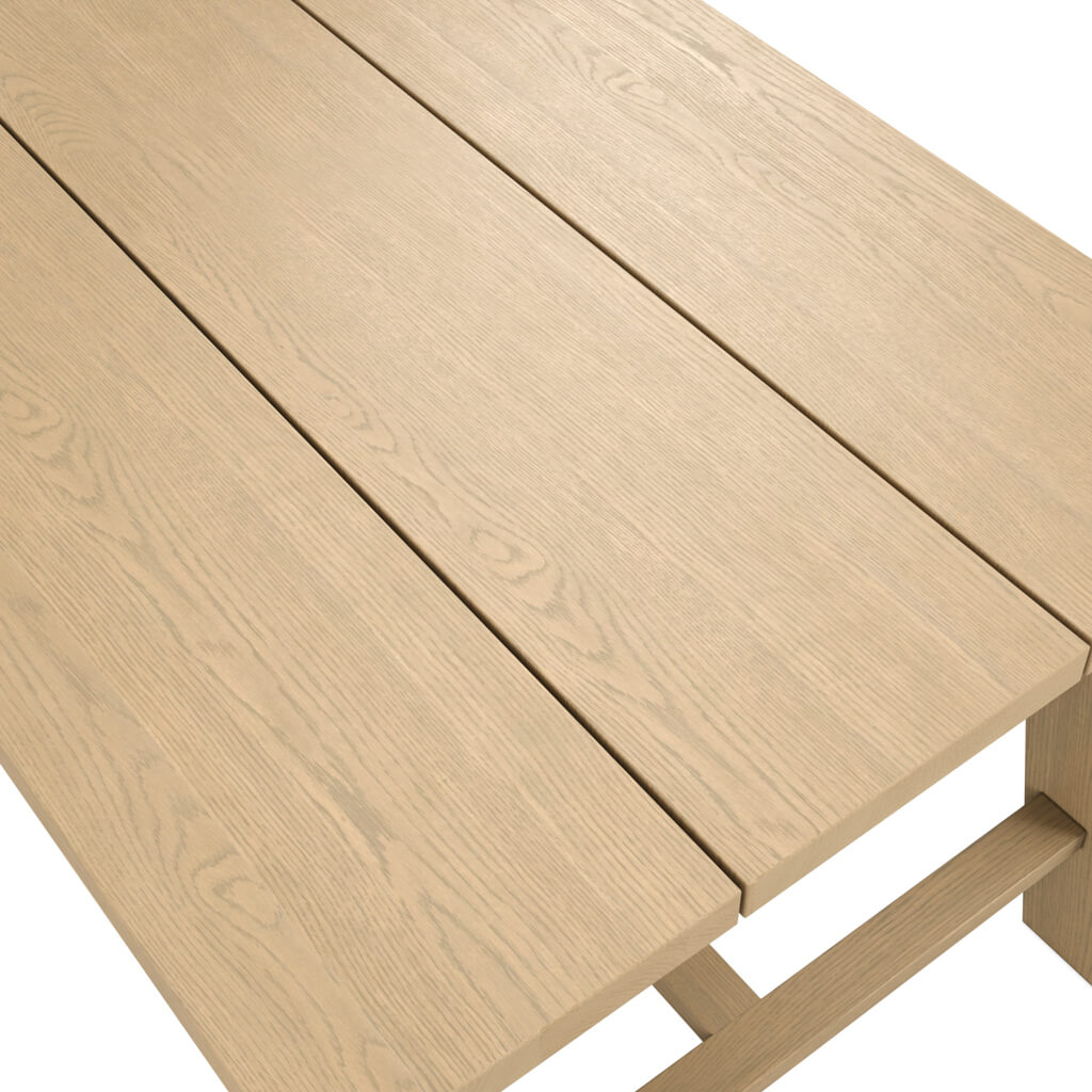 Bourbon Latte Dining Table 200cm