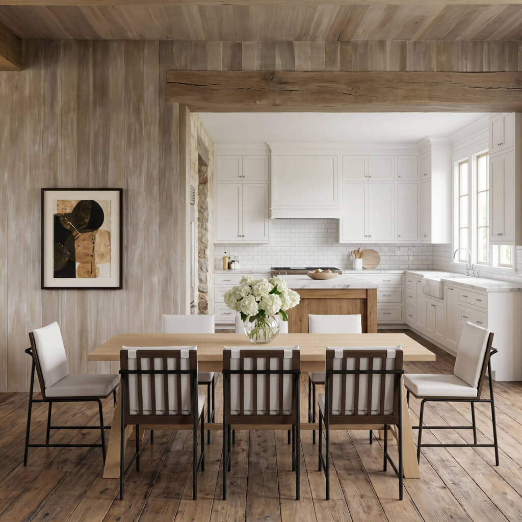 Bourbon Latte Dining Table 200cm