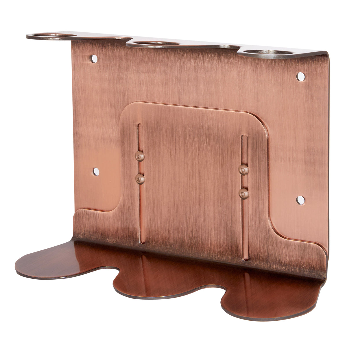 Copper Triple Wall Mounted Soap Dispenser