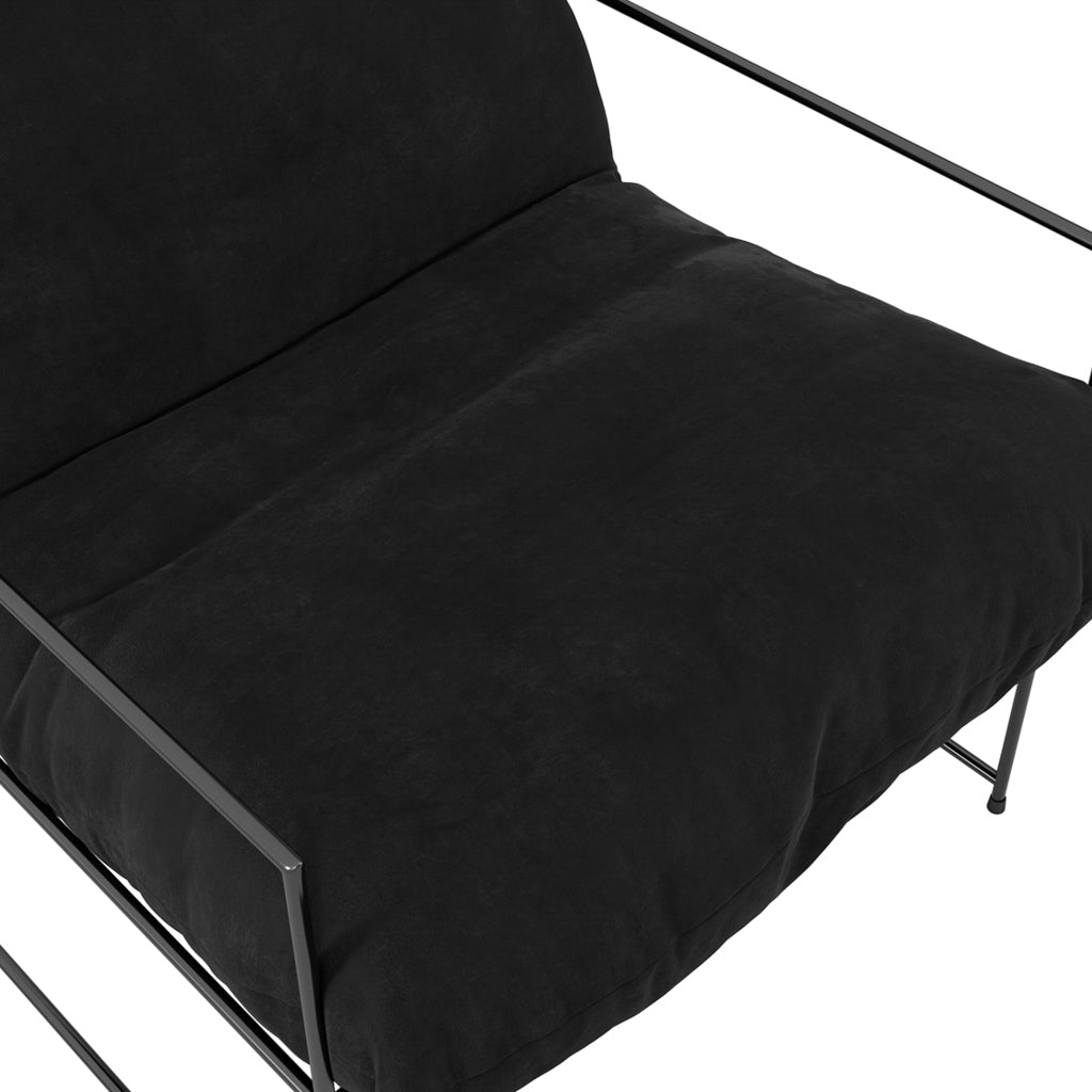 Brooklyn Black Velvet Chair