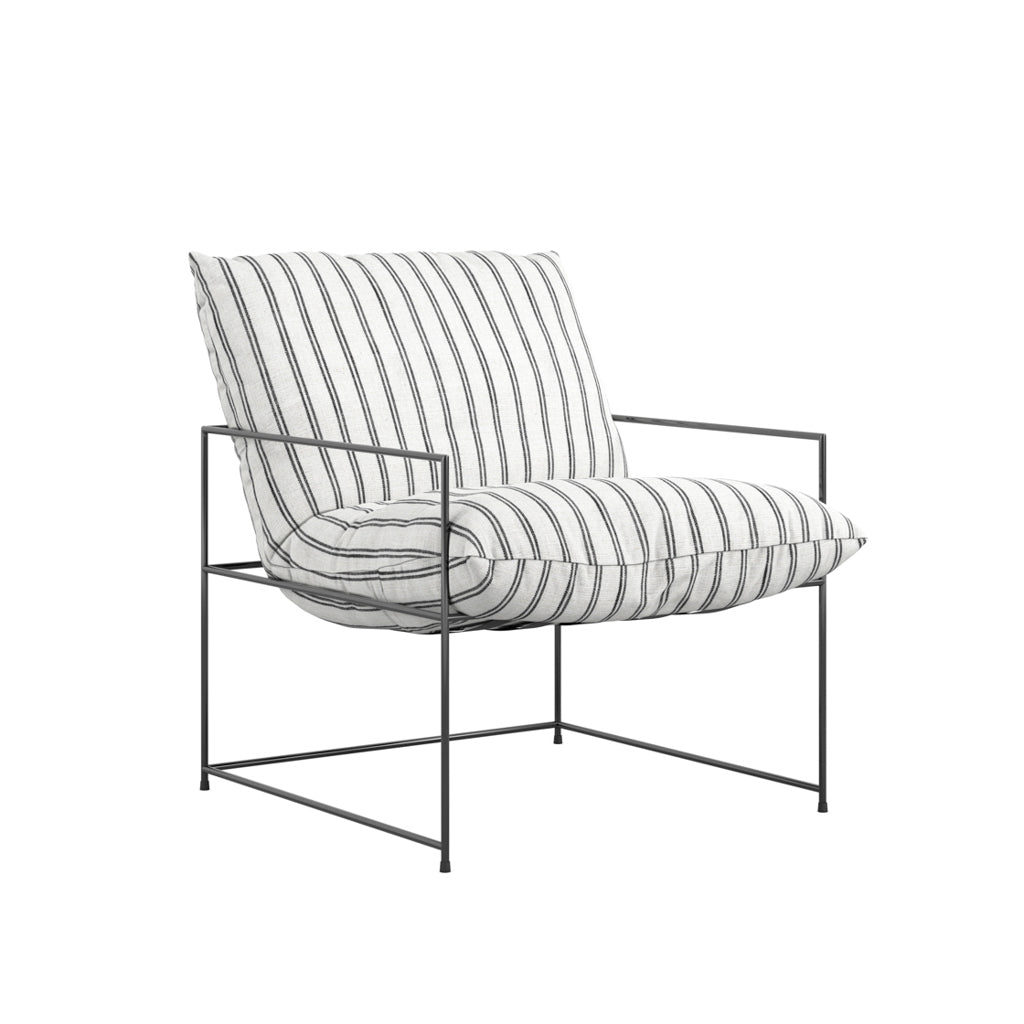 Brooklyn Chalk Stripe Twill Chair