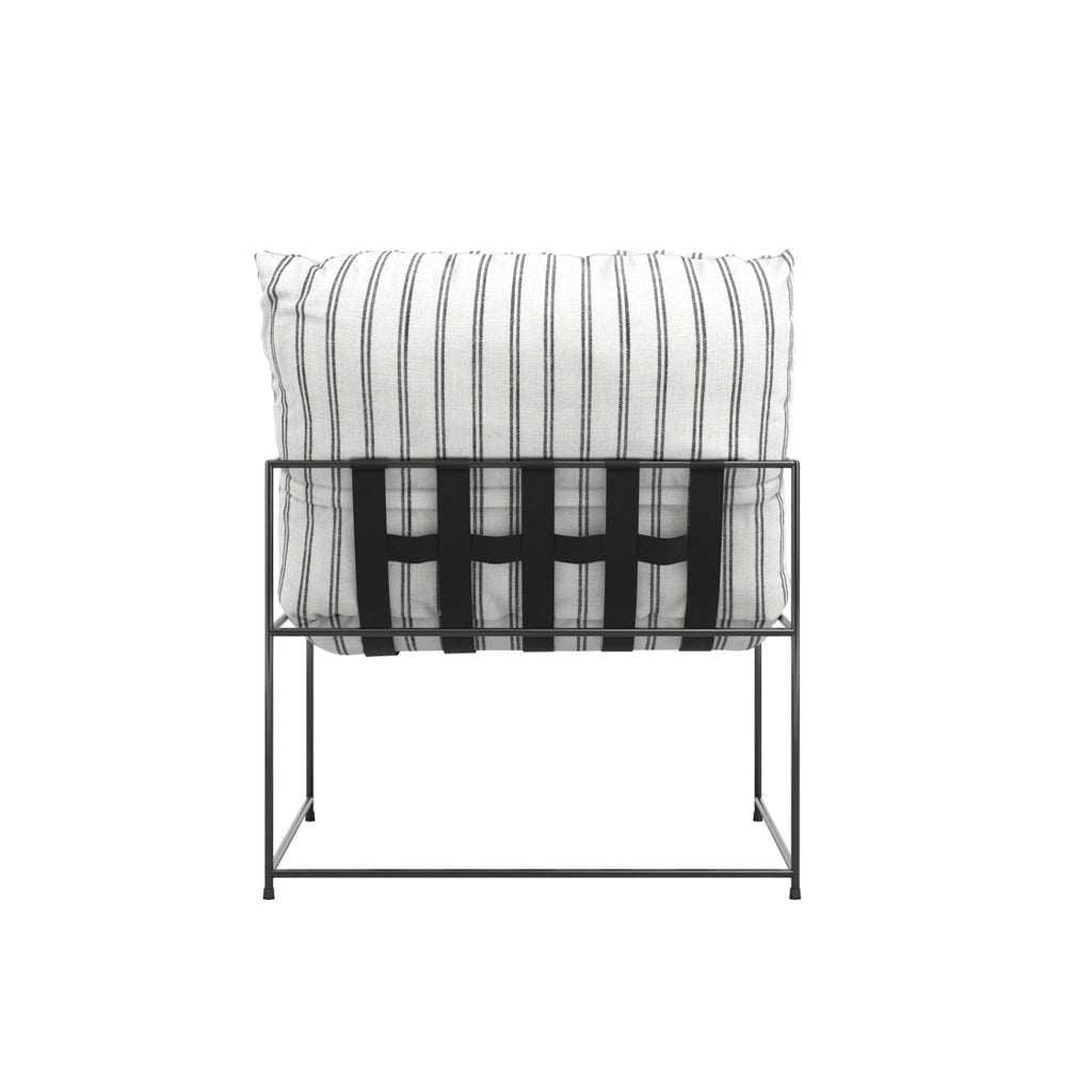 Brooklyn Chalk Stripe Twill Chair