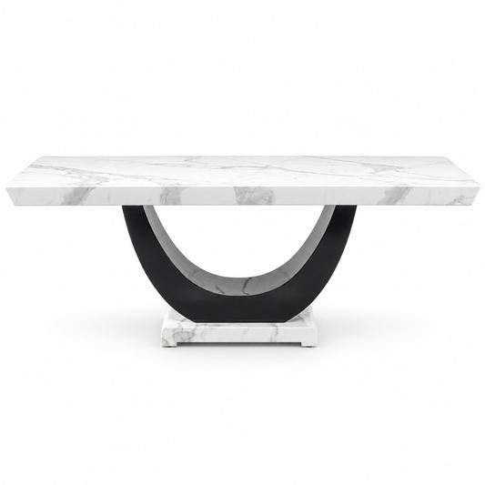 Orvieto White Marble Dining Table - 160cm/180cm/200cm