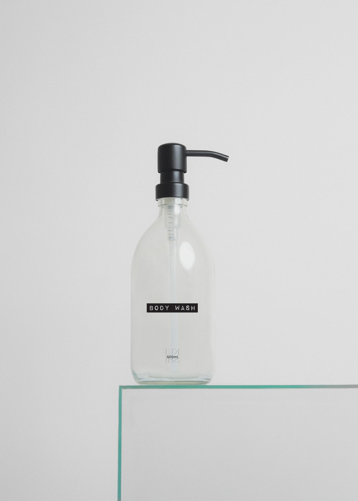 Vintage Clear Dispenser Bottles