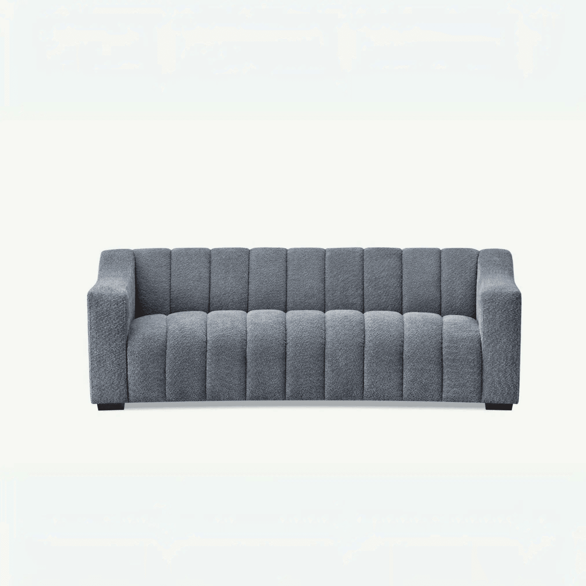 Josephine 3 Seater Sofa in Iron Boucle Fabric