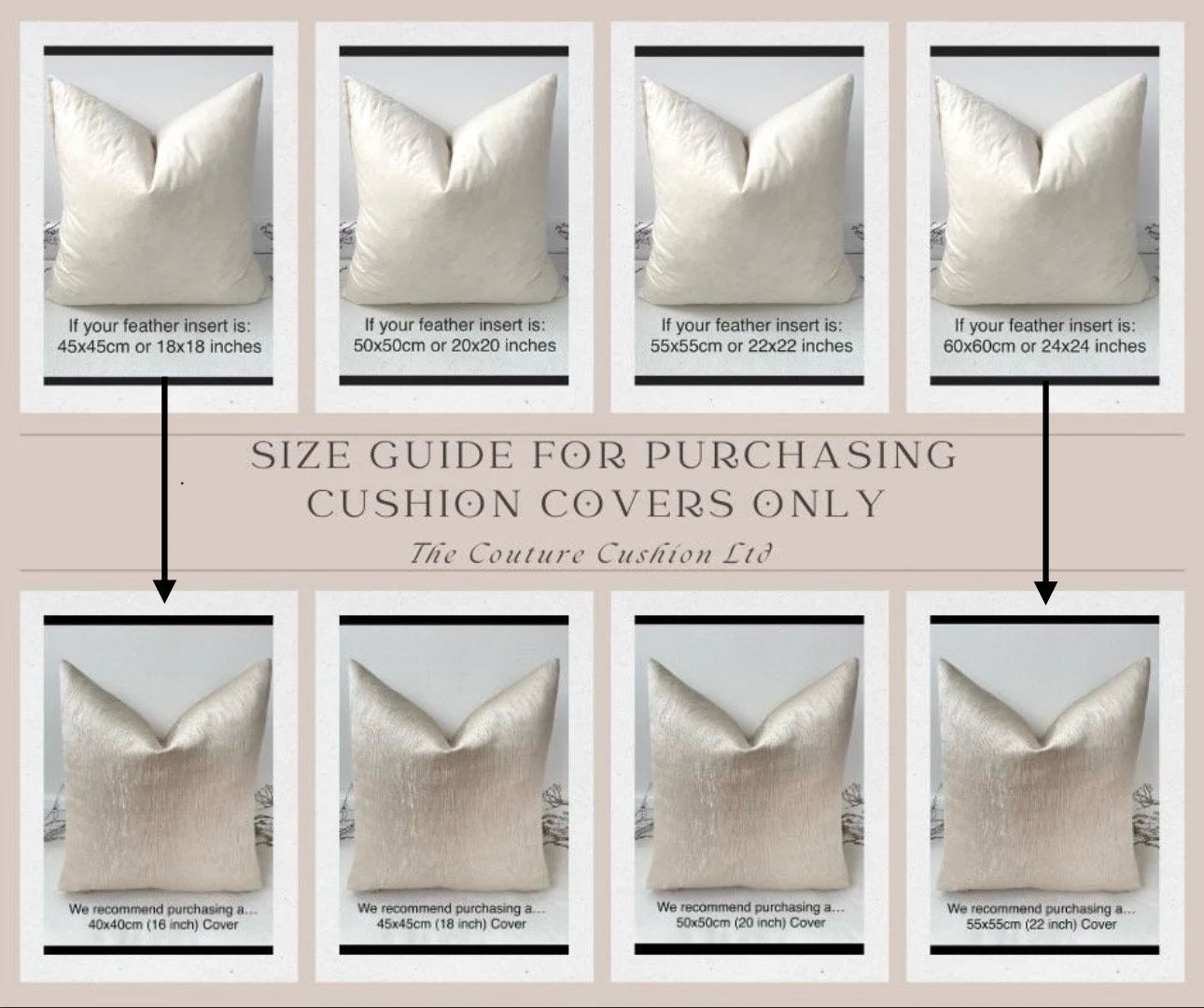 The Couture Cushion - The Champagne Varley - Style No.74