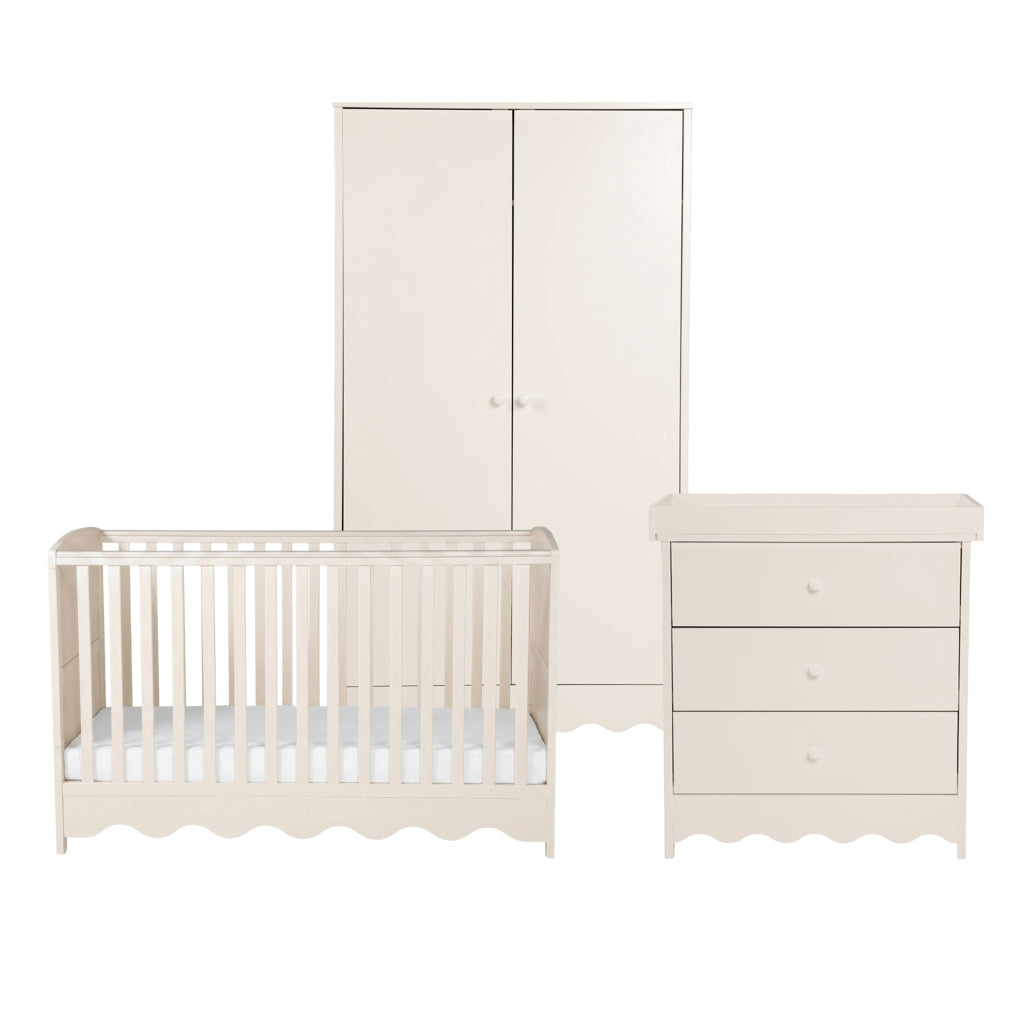 3 Piece Nursery Cloud 9 Cashmere Bedroom Furniture Set