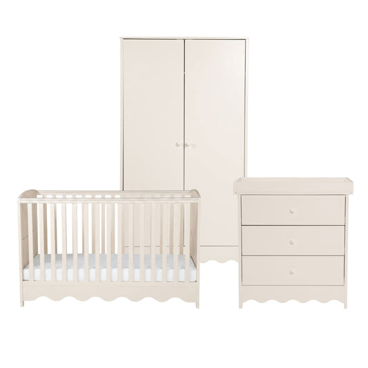 3 Piece Nursery Cloud 9 Cashmere Bedroom Furniture Set