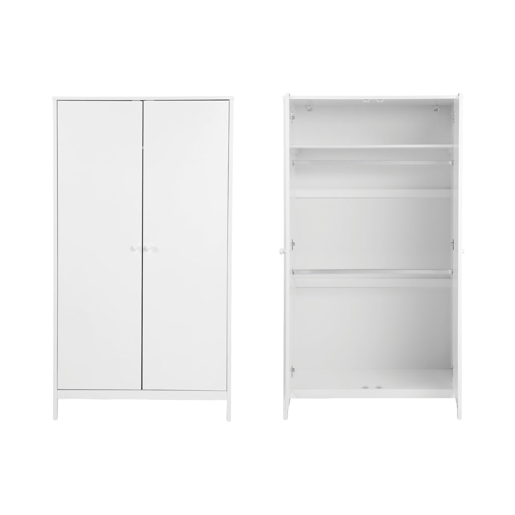 3 Piece Nursery Bloom White Bedroom Furniture Set