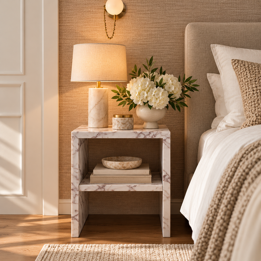 Calcio Viola Bedside Table
