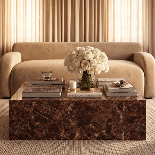 San Leo Rectangular Brown Coffee Table