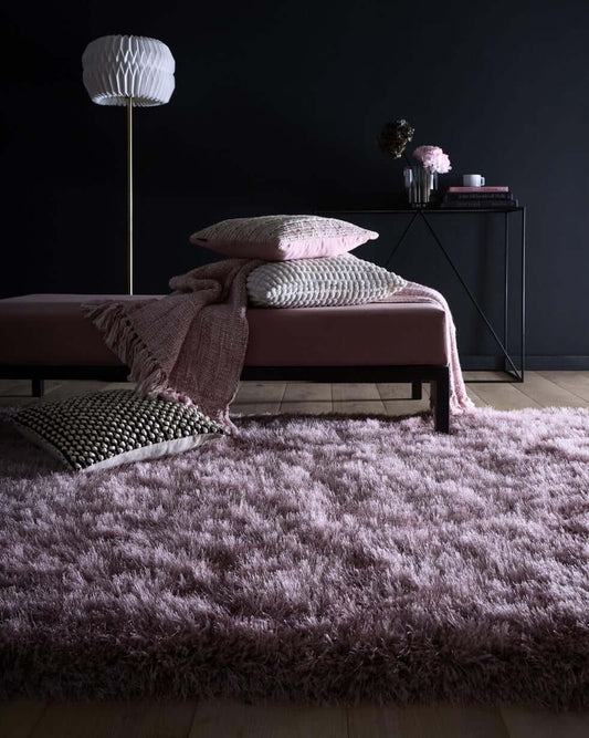 Rose Shaggy Rug